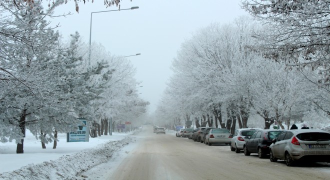 Erzurum'dan şairlere ilham veren görüntü