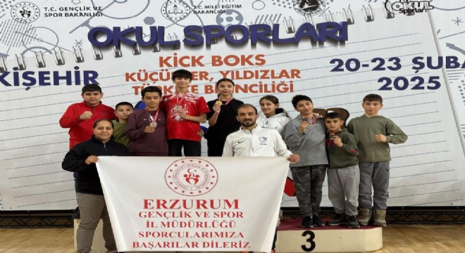 Erzurum'un kicks boks başarısı