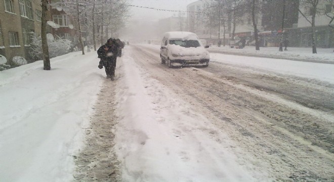 Erzurum ve Erzincan için kar uyarısı