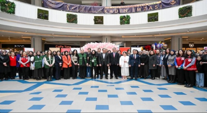 Erzurumda kadın temalı farkındalık sergisi