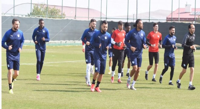 Erzurumspor'da Hatayspor maçı mesaisi
