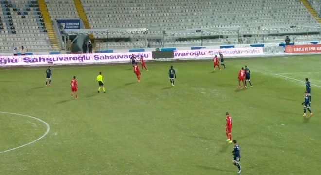 Erzurumspor ilk yarıyı 4'üncü sırada tamamladı