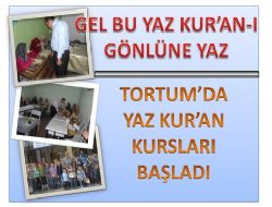 'Gel bu yaz, Kur'anı Gönlüne yaz'