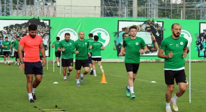 Giresunspor'da Erzurumspor maçı mesaisi