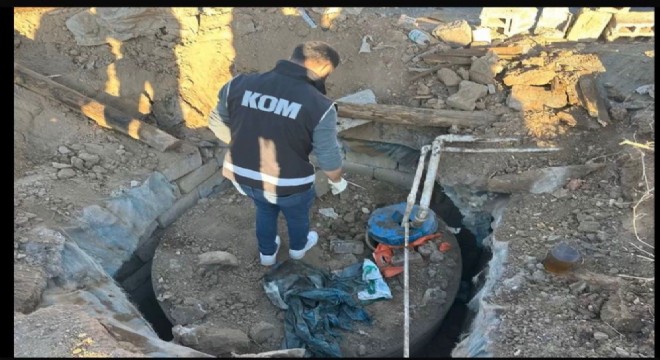 Gizli tanktan 3 bin 562 litre kaçak motorin çıktı