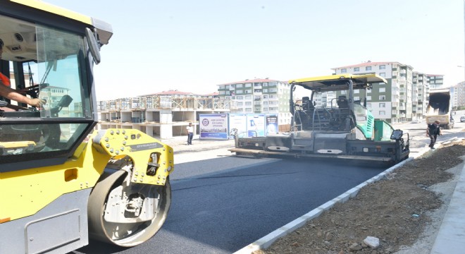 Hilalkent' te asfalt seferberliği