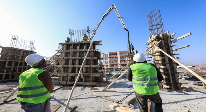 İnşaat üretimi yıllık yüzde 12,7 arttı