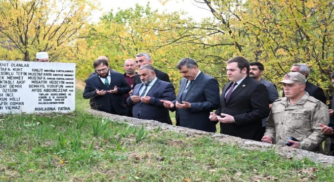 İspir Şehitleri dua ile anıldı