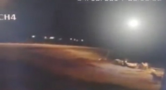 Kurt dehşeti, güvenlik kamerasına yansıdı