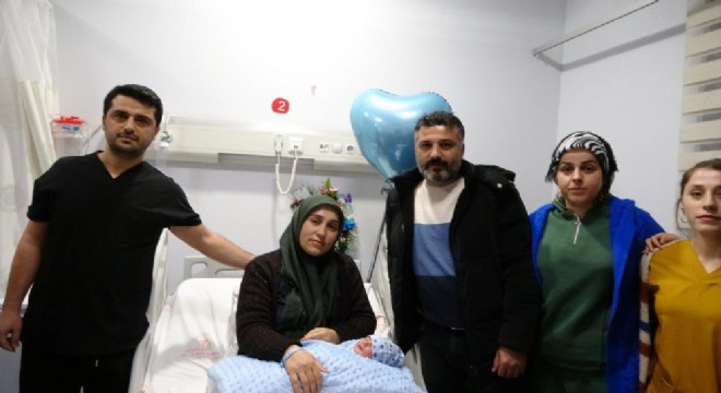 Malatya'da yeni yılın ilk bebeği Muhammet Ali