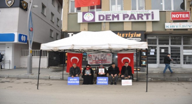 Muşlu anaların evlat nöbeti 175'inci haftasında