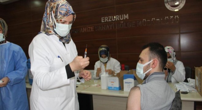 OSB'de yerinde aşı uygulaması