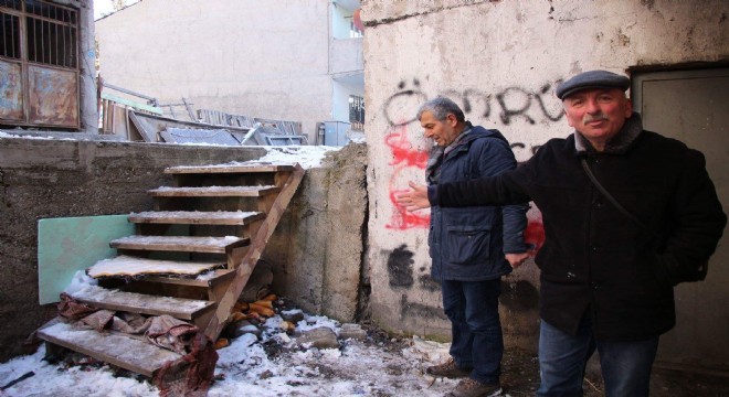 Oltu'da yürek dağlayan görüntü