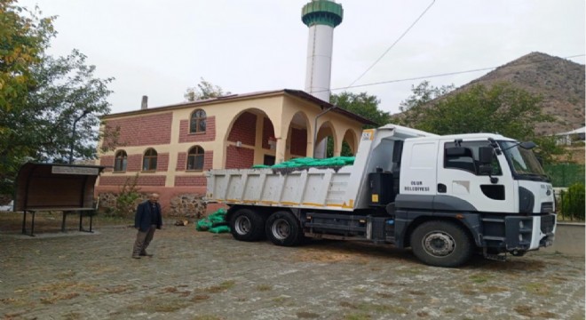 Olur Belediyesi'nden camilere destek