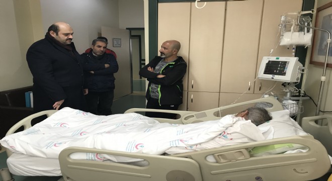 Orhan'dan Uşun'a geçmiş olsun ziyareti