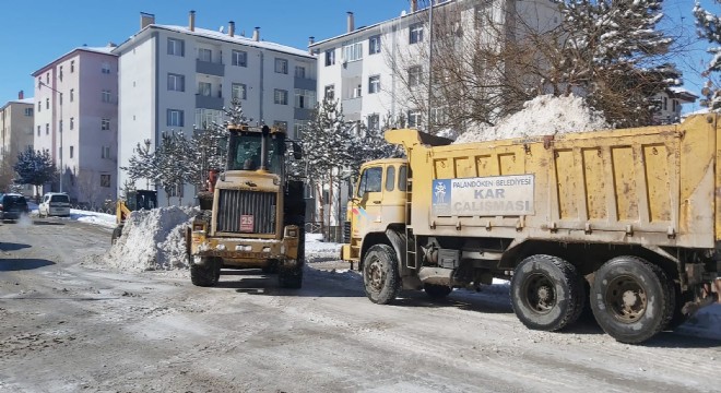 Palandöken'de Kara anında müdahale