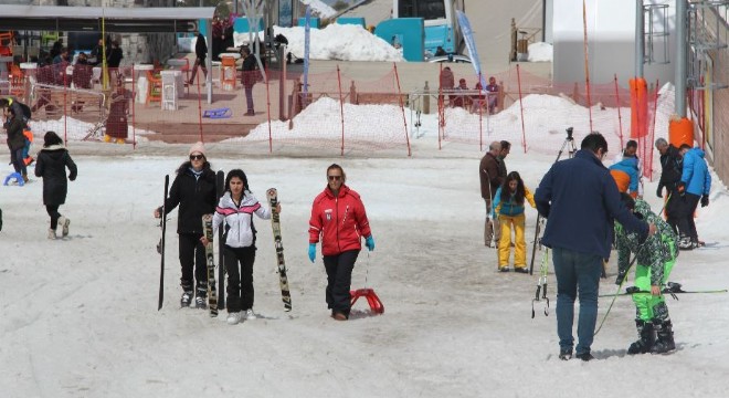 Palandöken'de kar bereketi