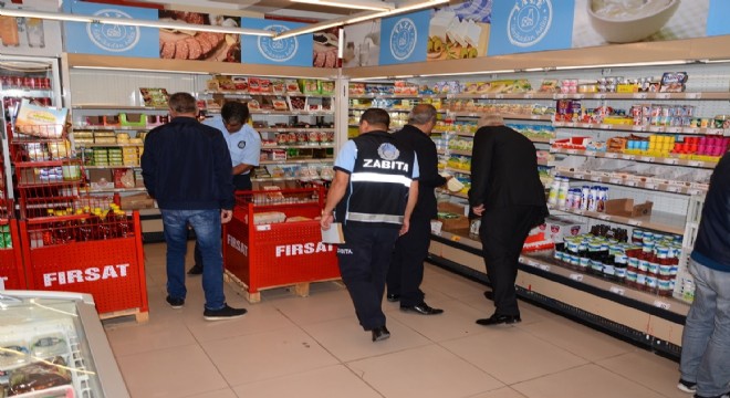 Palandöken zabıtasından piyasa denetimi