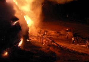 İspir'de göz yaşartan olay