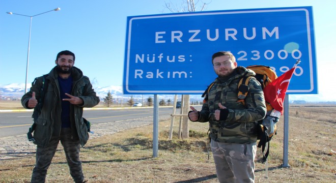 ‘Sırt Çantalı Gezenler‘ Erzurum'da