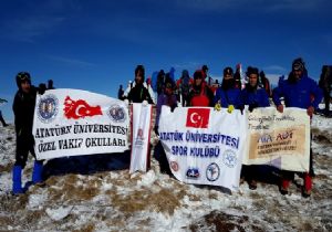 Üniversiteli dağcılardan Vefa tırmanışı