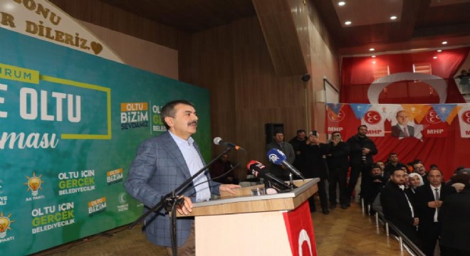 Tekin: 'Cumhur İttifakı ruhu Erzurum ile örtüşüyor'