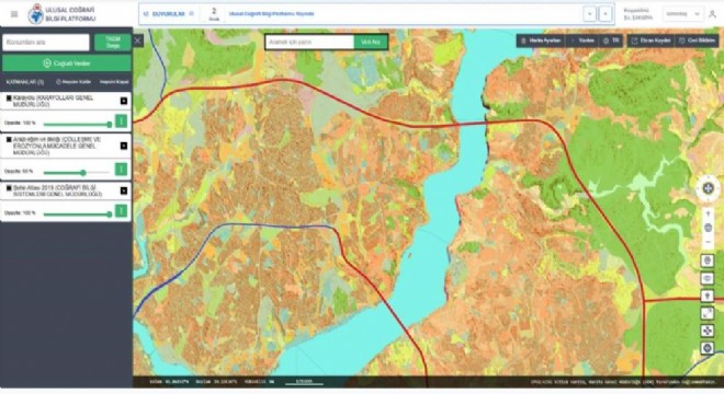Türkiye'nin dijital haritası artık e-Devlet'te