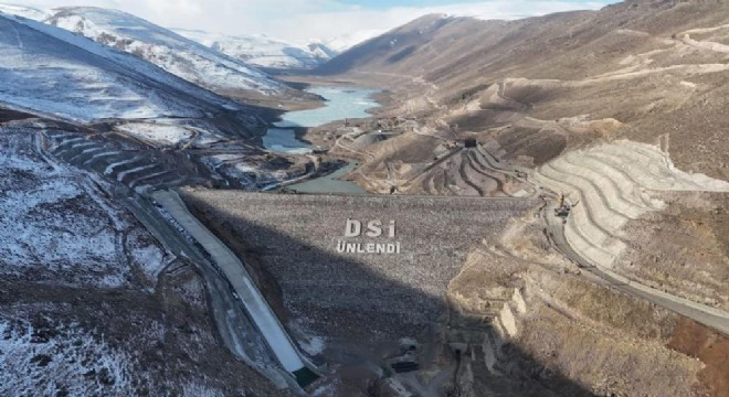 Ünlendi Barajı'nda su tutuldu