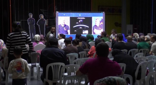 Uzay yolculuğu Erzurum'da heyecanla izlendi