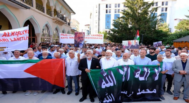 Van'da Haniye için gıyabi cenaze namazı