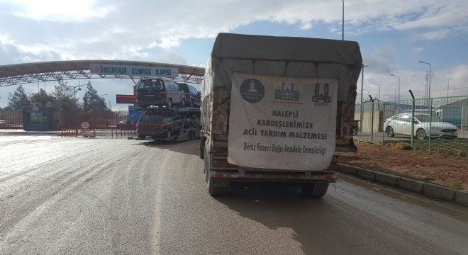 “Yardım TIR'ları sınırı geçti”