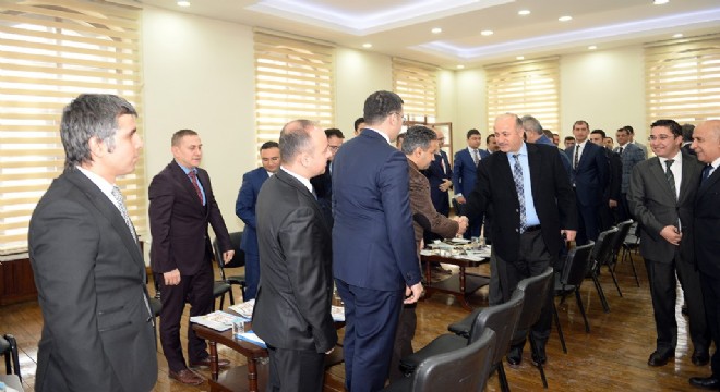 Yılın son kaymakamlar toplantısı yapıldı