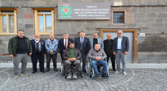 Yırtar'dan gazilere ziyaret