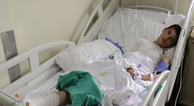 Yüksek gerilim hattı az kalsın canından ediyordu