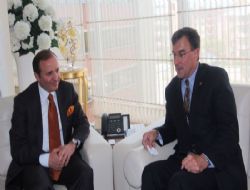 Büyükşehir Büyükelçi Biggs'i ağırladı