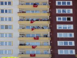 Erzurum bayraklarla donatıldı