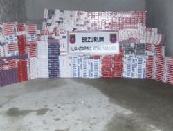 Horasan'da kaçak sigara operasyonu