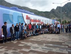 Kafkas Gençlik Treni Samsun yolunda