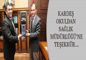Sağlık Müdürlüğü'ne eğitim teşekkürü