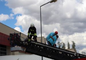 KHB'den yangın tatbikatı