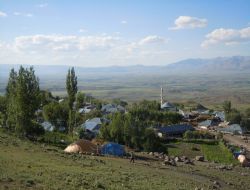 Kongur Köyünde heyelan