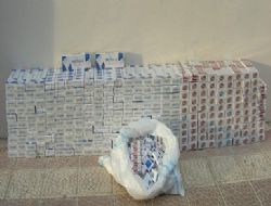 Pasinler'de kaçak sigara operasyonu