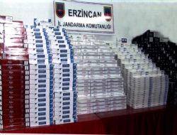 Erzincan yolunda sigara operasyonu