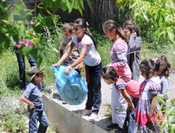 Tabyalar'da çöp ayıbı