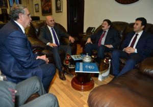 TÜRKSOY Heyeti Erzurum'da