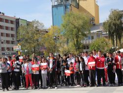 Turistler heyecana ortak oldu