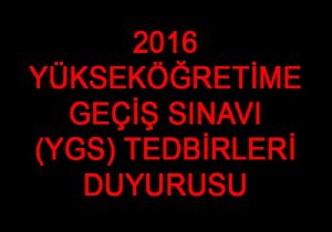 Erzurum'da YGS Gündemi