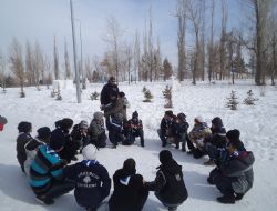 İzciler Kandilli'de kamp yaptı